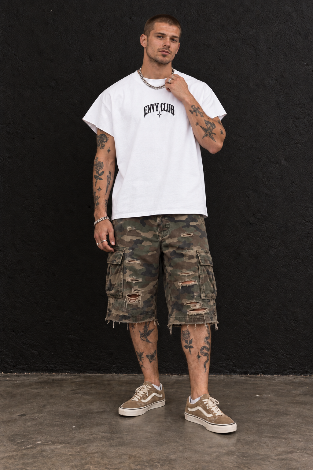 Metamorphosis Raw Edge Boxy Tee