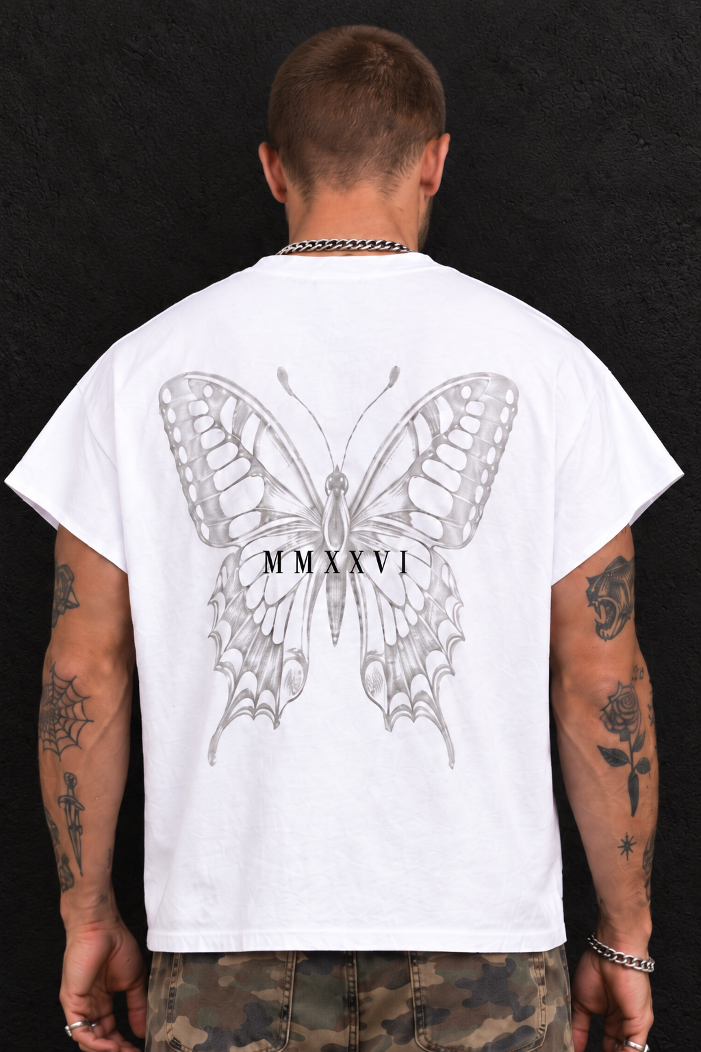 Metamorphosis Raw Edge Boxy Tee